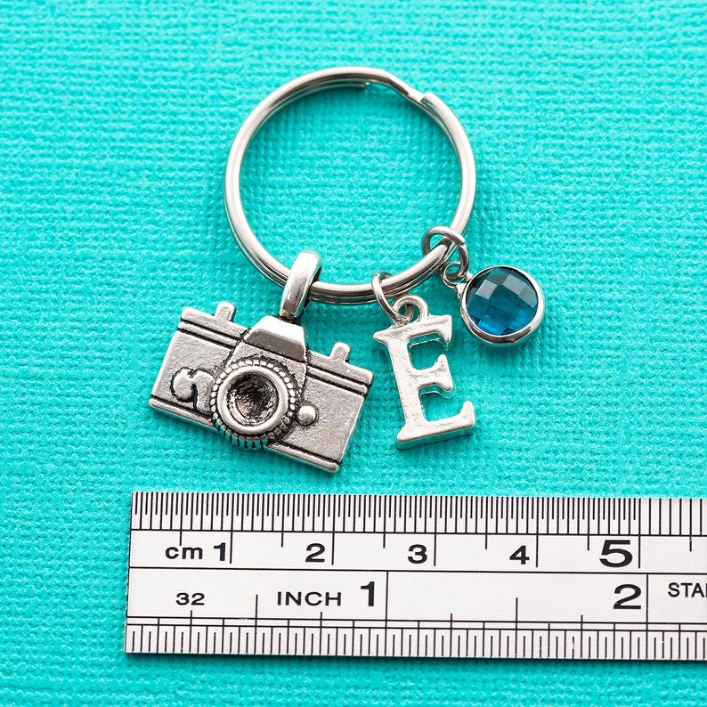 Personalized Camera Keychain Camera Keyring Photographer Etsy