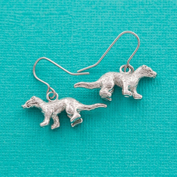 ferret earrings