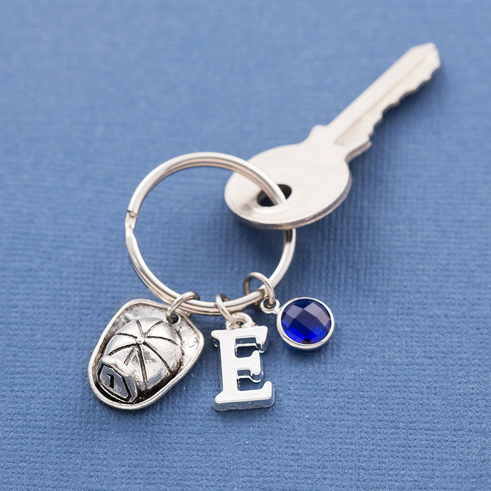 Personalized Firefighter Helmet Keychain Firefighter Helmet Etsy