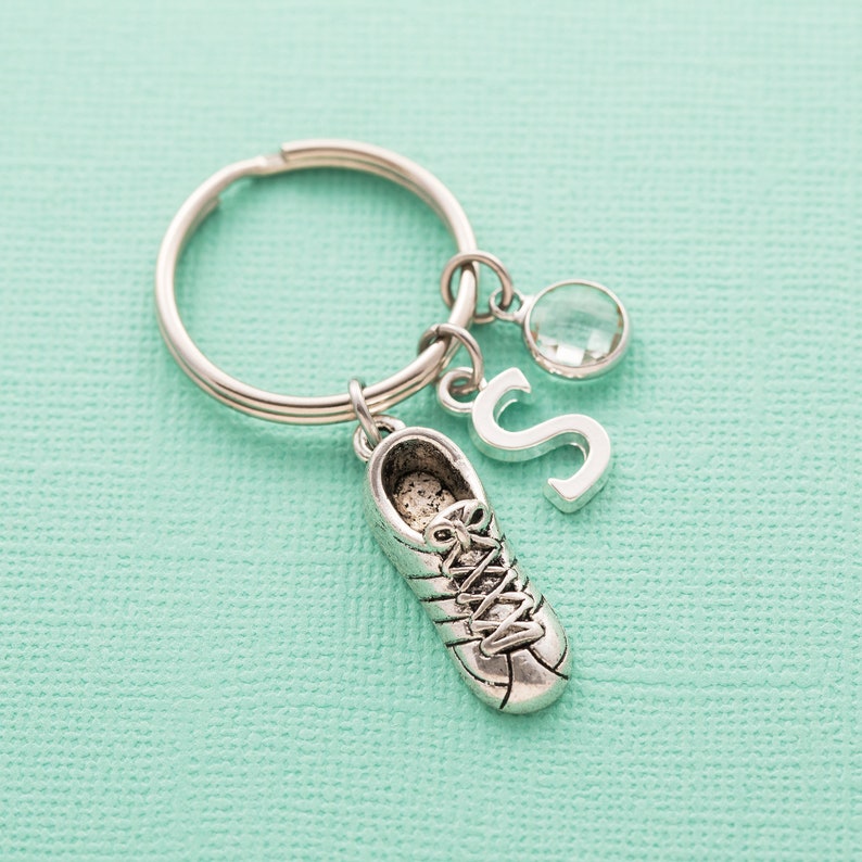 Personalised sneaker keychain trainer keyring running shoe Etsy