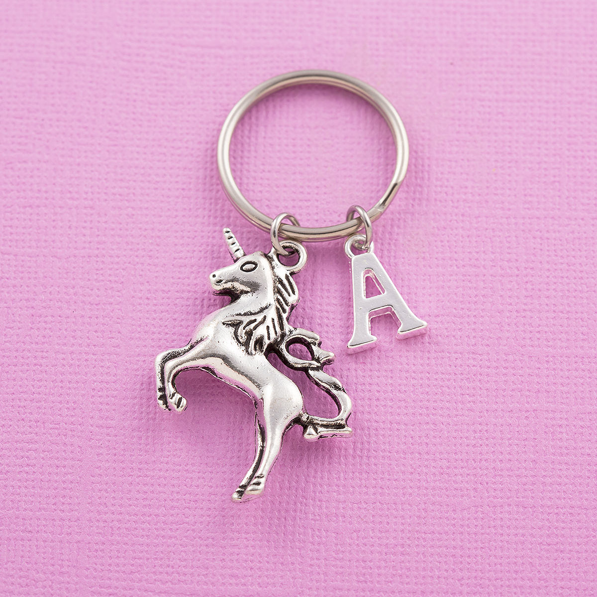 Unicorn Keychain Large Unicorn Keyring Personalized Keyring Etsy UK