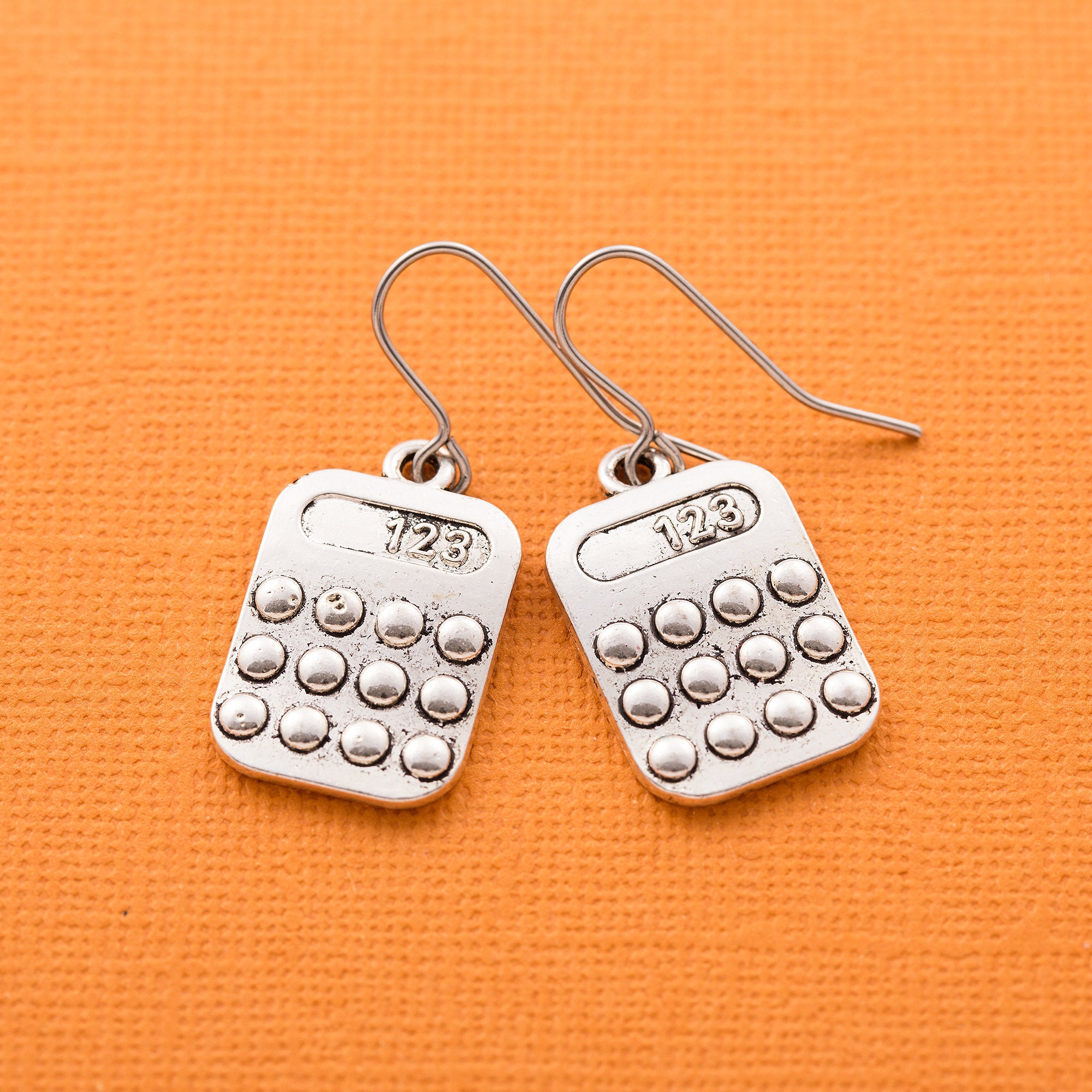 Adorable Calculator Earrings