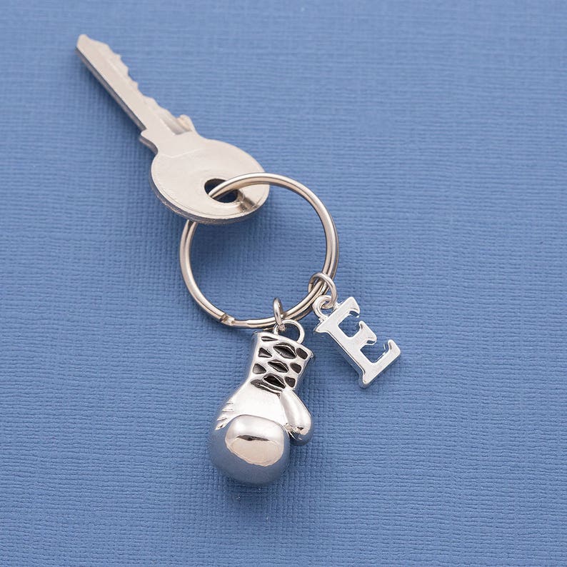 Boxing glove keychain boxing keyring personalized keyring Etsy