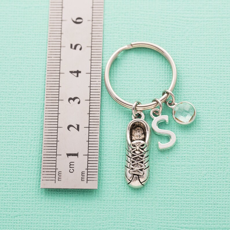 Personalised sneaker keychain trainer keyring running shoe Etsy