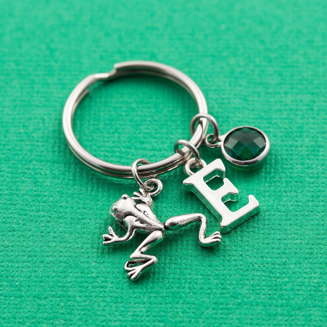 Personalized frog keychain frog keyring frog gift Etsy