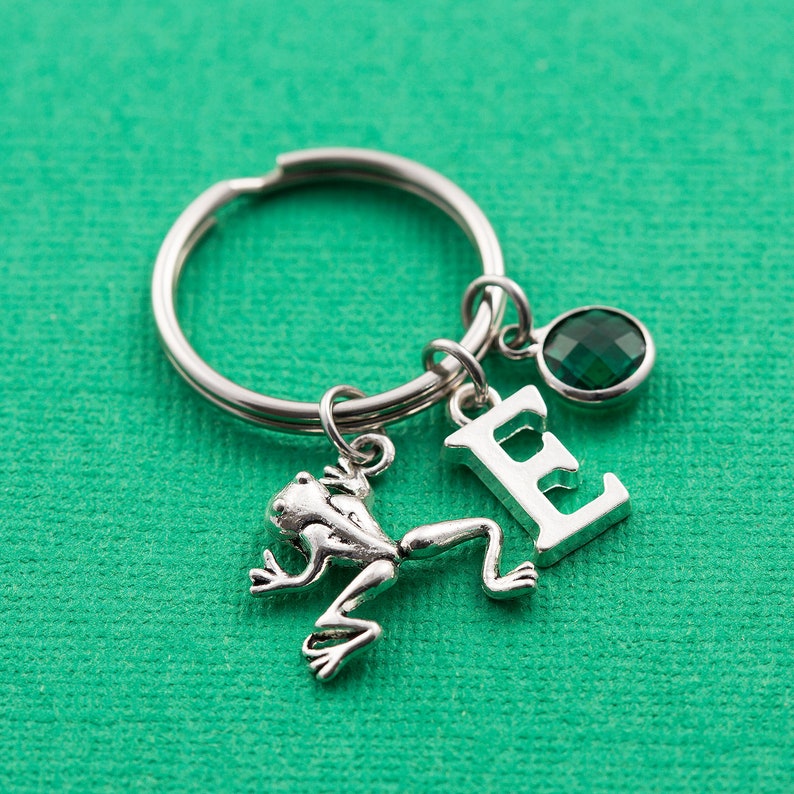 Personalized Frog Keychain Frog Keyring Frog Gift Etsy