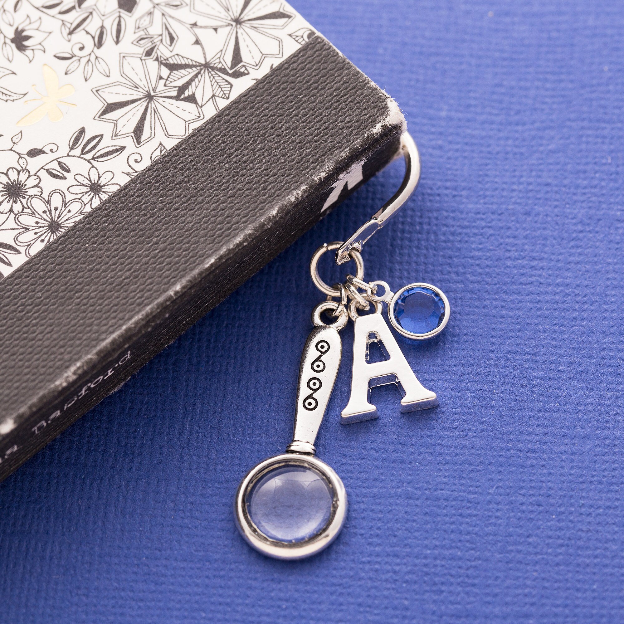 Personalized magnifying glass bookmark police detective gift Etsy