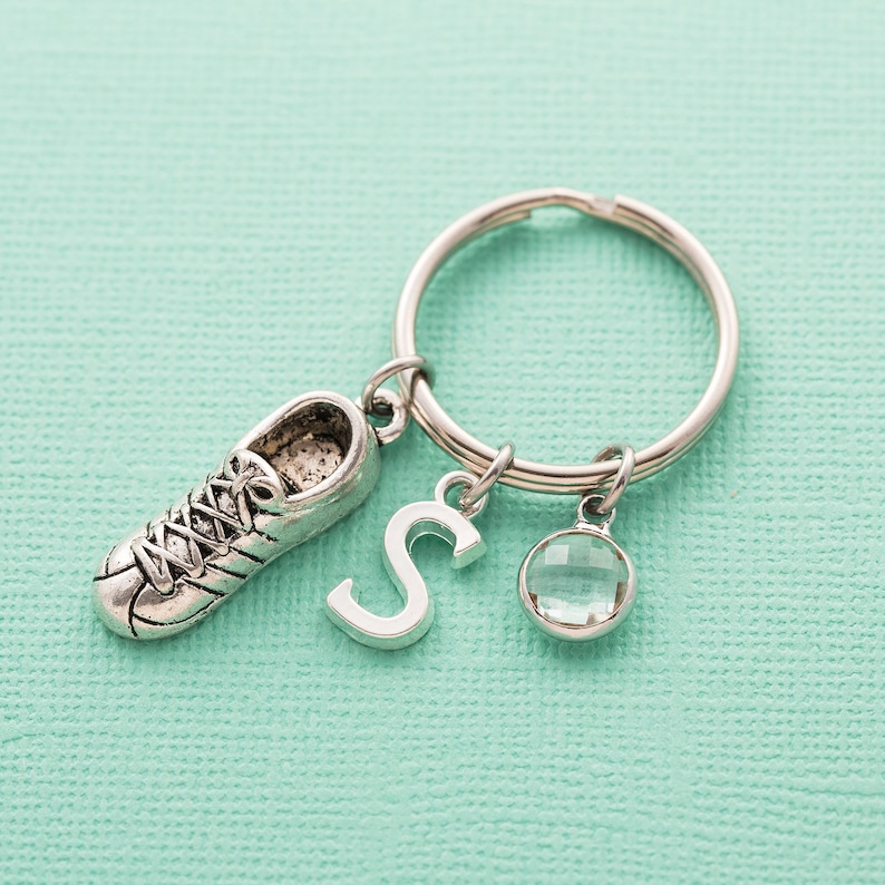 Personalised sneaker keychain trainer keyring running shoe Etsy