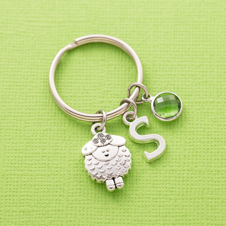 Personalized Sheep Keyring Sheep Keychain Sheep Farmer Gift Etsy UK