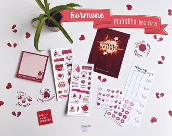 MONSTROUS HORMONE | Together for when you have your period | Menstruation | The rules | Planner | Organizer