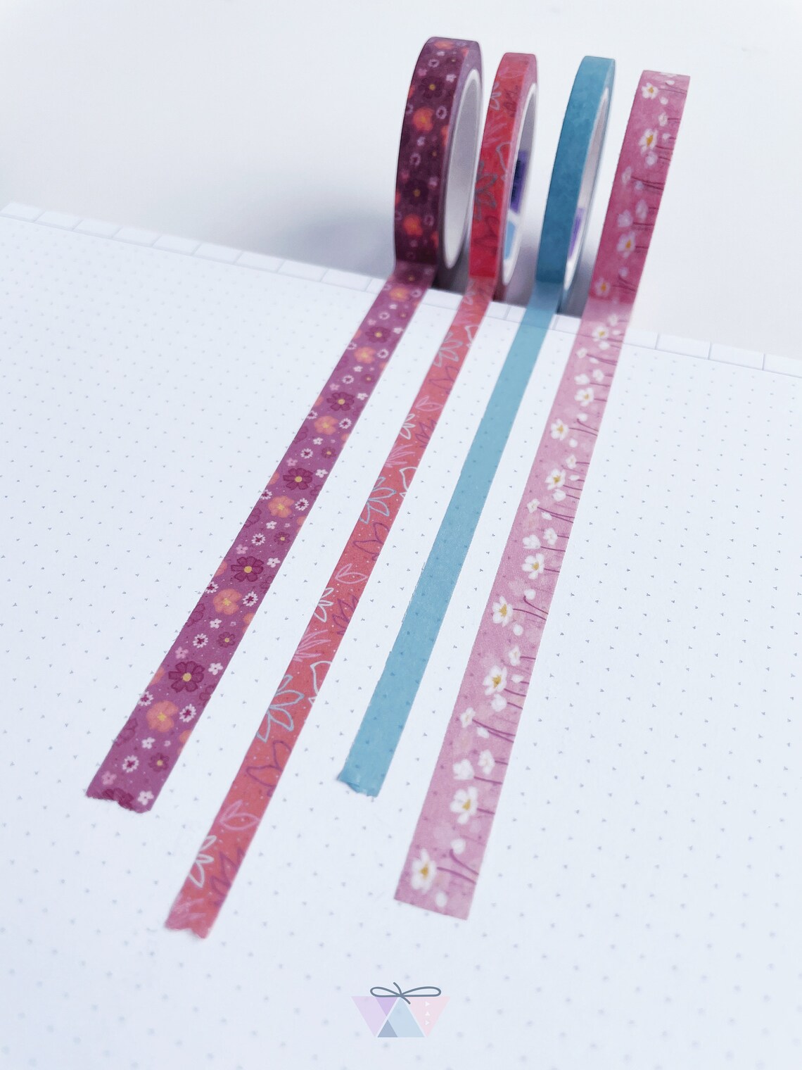 Decorative Adhesive Tapes Anemone Flowers Washi Tape Etsy Hong Kong