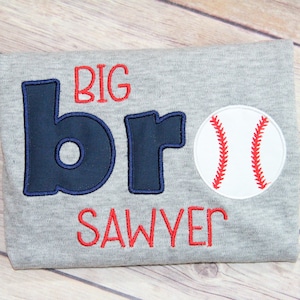 Big Brother Baseball  Shirt or Bodysuit