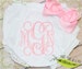 Baby Girl Monogrammed Bloomers/Diaper Cover 