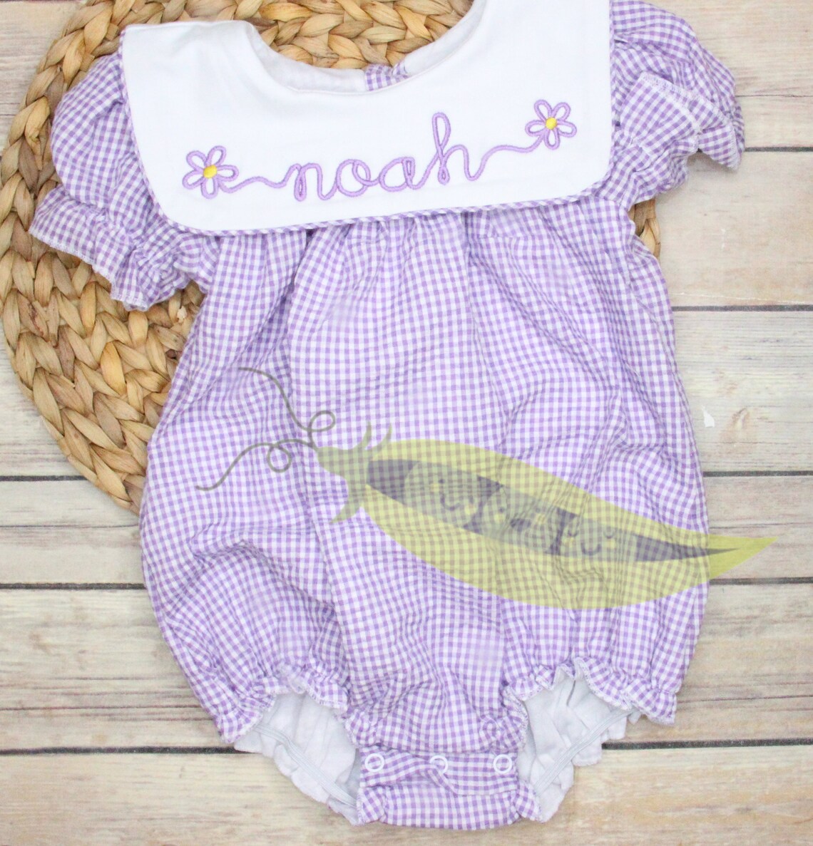 PEBBLE BABY KIMONO ROMPER - BLUSH