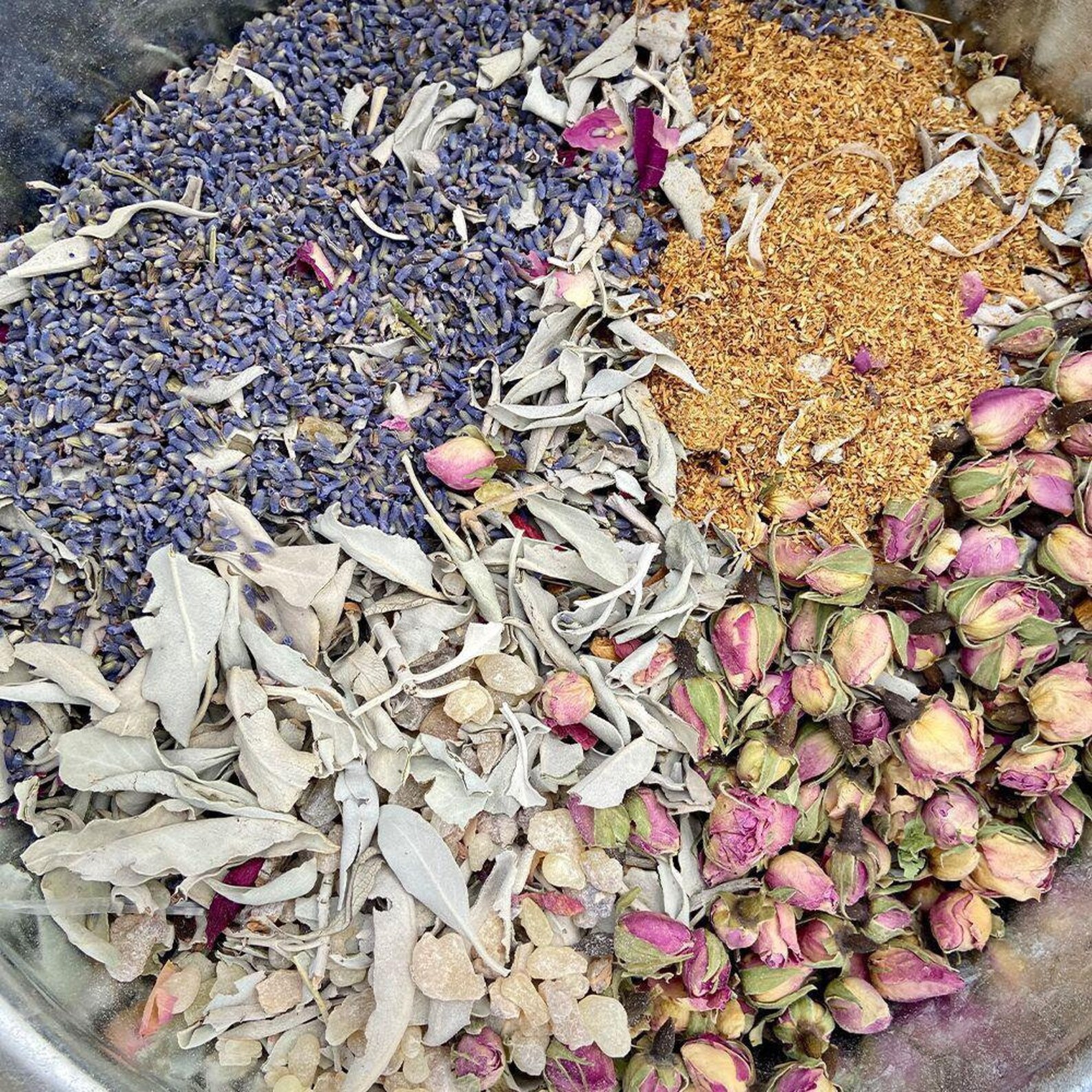 Home Cleansing Incense Blend White Sage Smudge Sacred Loose Etsy