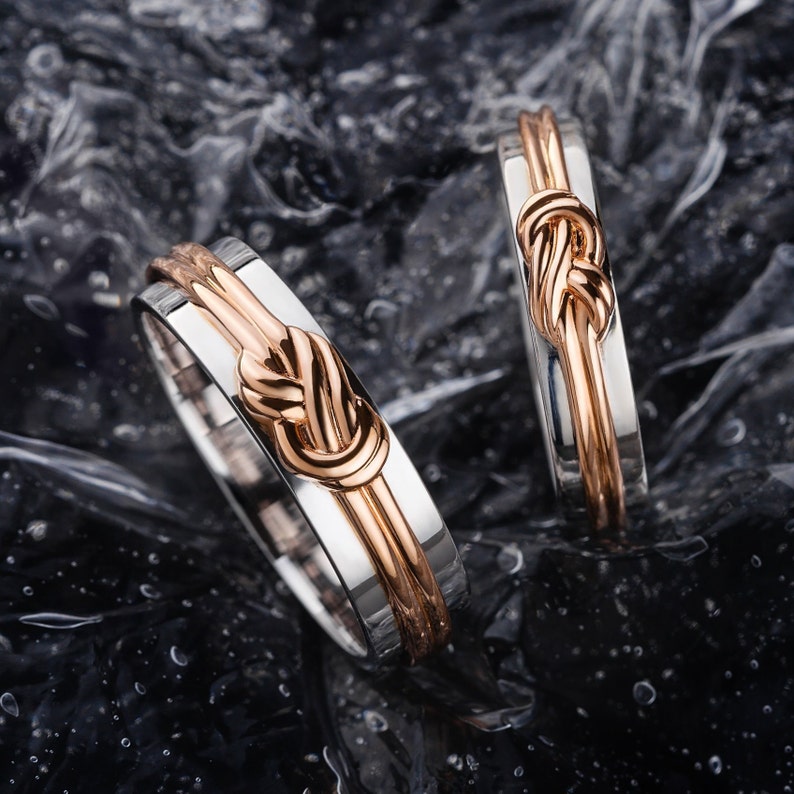 Love Knot Wedding Bands. Eternity Knot Rings. Love Knot Rings. Etsy