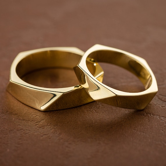 Unique couple wedding rings outlet
