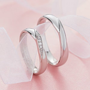 White Gold Wedding Rings With Diamonds is Her Ring. Wedding Rings Set ...