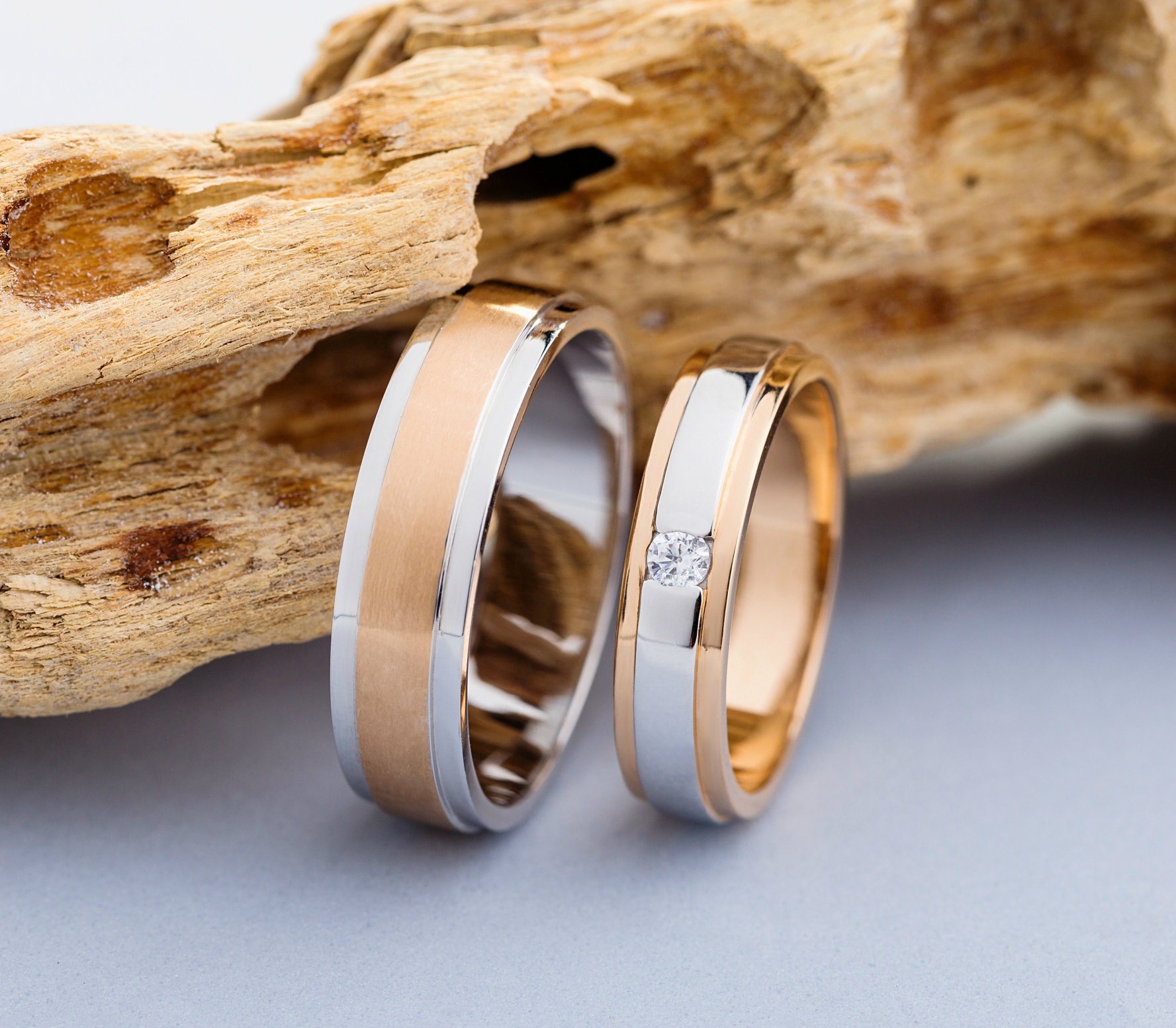 Matching Wedding Rings. Wedding Rings Set. Wedding Bands His and