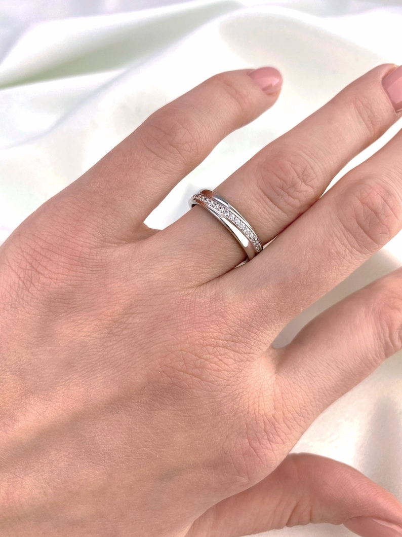 14k Gold Wedding Bands With Diamonds. Matching Wedding Bands. Etsy