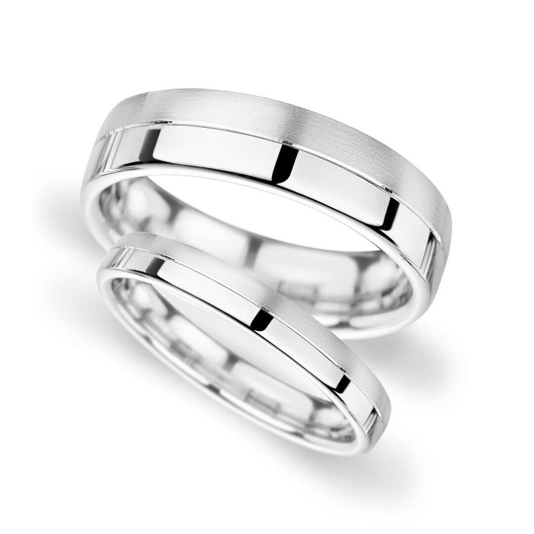 Platinum Wedding Rings. Platinum Wedding Band Women. Platinum - Etsy