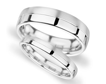 Platina trouwringen. Platina trouwring dames. Platina trouwring heren. Platina ringen. Eenvoudige trouwring. Trouwringen.