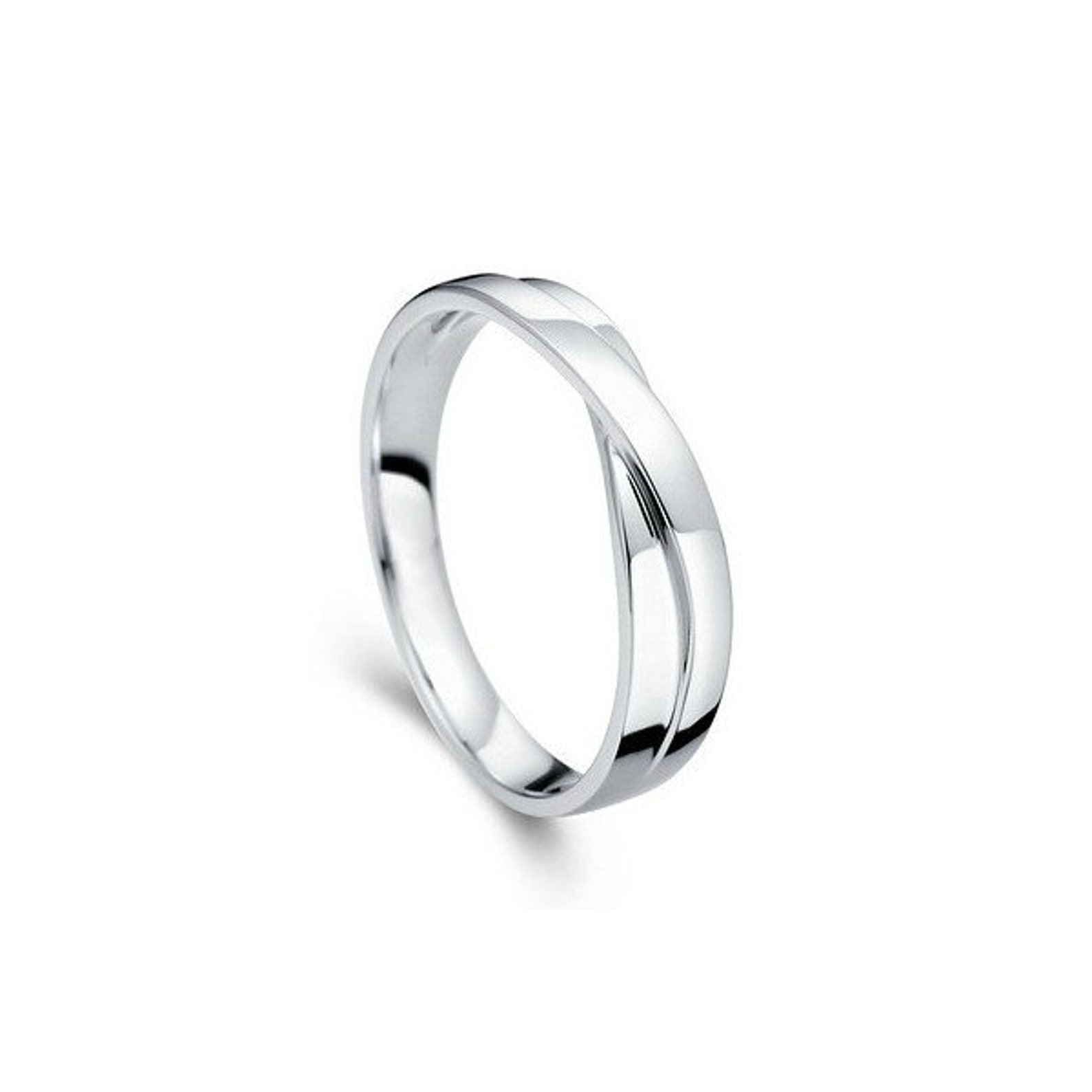 14k White Gold Wedding Bands. Gold Wedding Bands. Unique Etsy