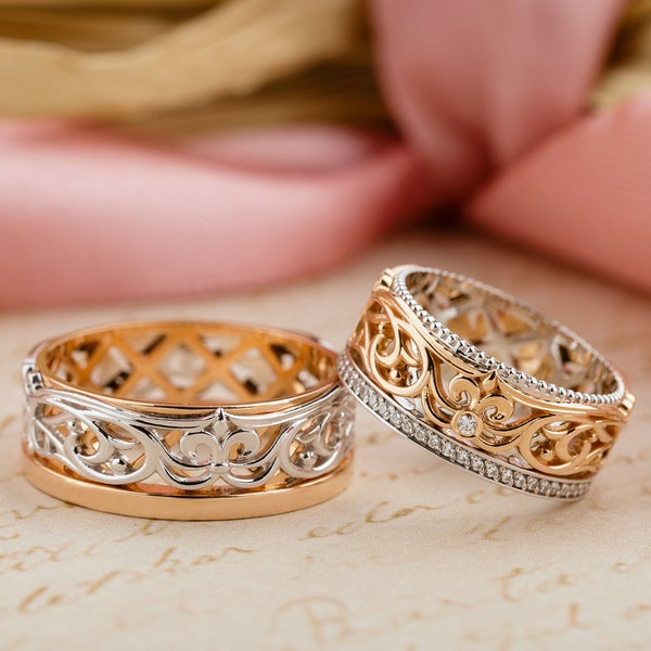 Unusual Wedding Ring Etsy