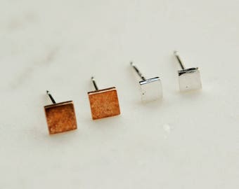 Tiny square studs