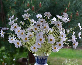 A Little Daisy Meadow | Tall Faux Daisy Stem 78cm | Cottage Garden Flowers