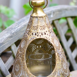 Lanterna Marocchina Decorativa Verde - Portacandele Per Esterno E Interno, Altezza 29cm - Foto 12