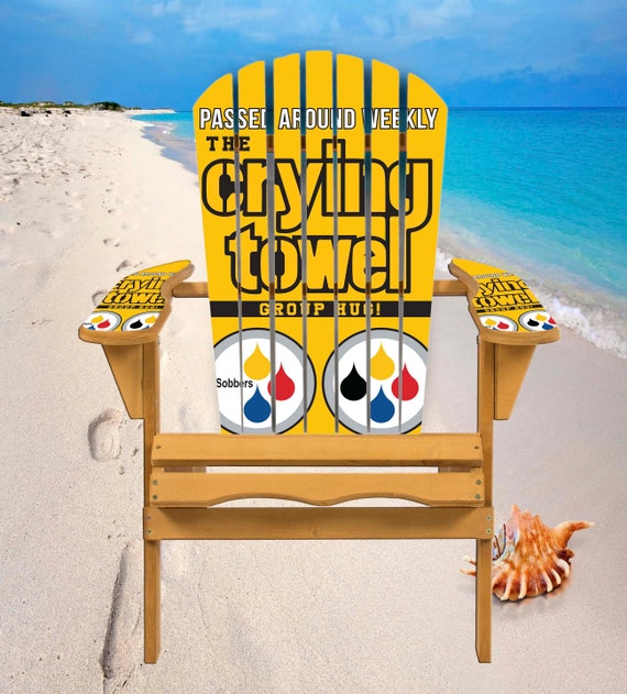 Pittsburgh Terrible Towel Steelers Adirondack Chair Decals