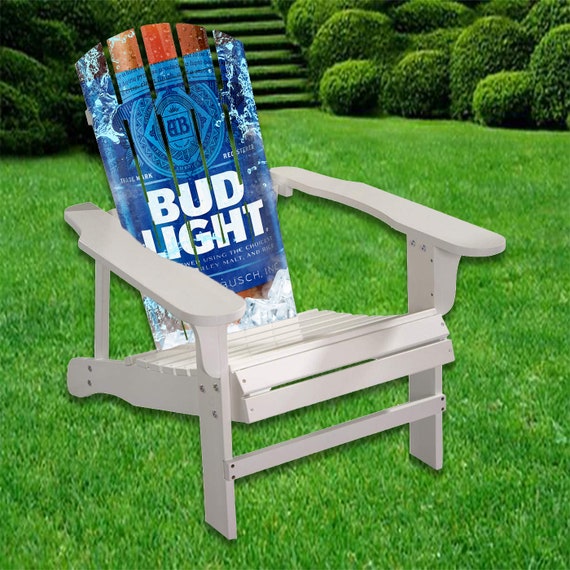 Classic Bud Light Adirondack Chair Free Shipping Etsy