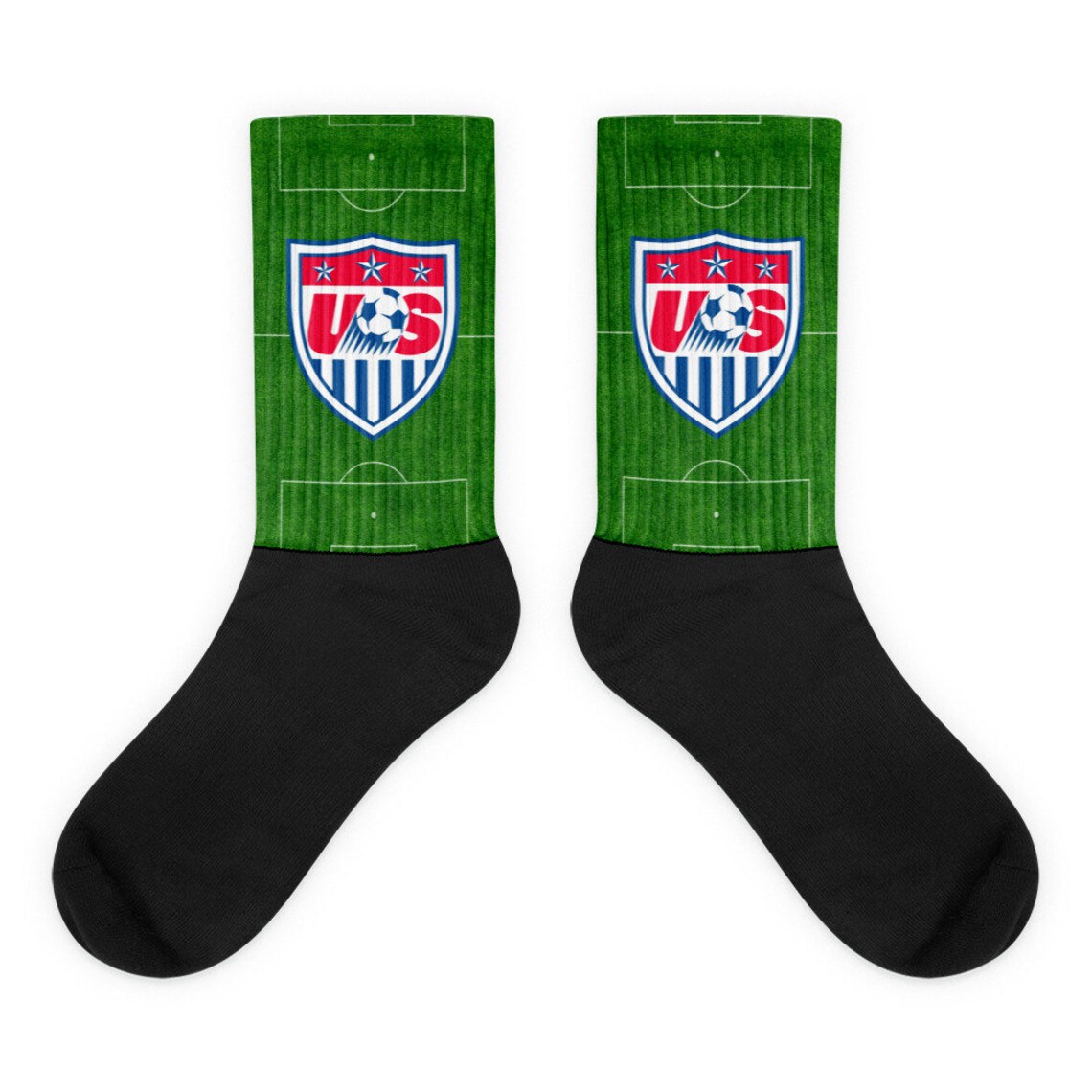 US Soccer Socks Soccer Field Socks USA Soccer Socks Etsy
