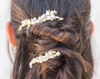 CRYSTAL STAR COMBS crystal bridal combs pearl headband pearl sparkle pins bridal pins embellished combs