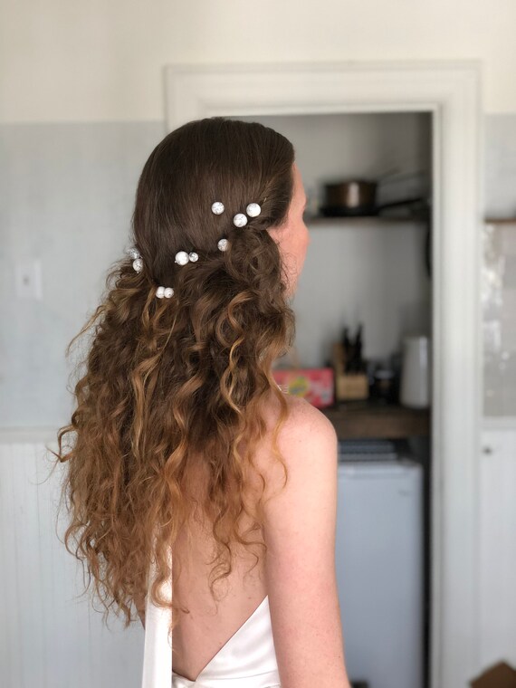 Howlite Combs Stone Combs Hair Accessories Bridal Hair Etsy