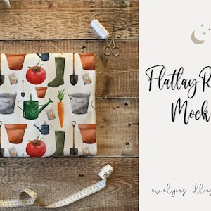 Fabric Example / Fabric Mock-Up | Fabric Mock-Up | Clothing Mock-Up | Flatlay | Generic | Vinyl | Easy to Use (17)