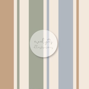 Sand Cream Stripes Seamless Pattern / Fabric Design / Surface Pattern / Digital Paper / Digital Download / Repeat Pattern / Digital Pattern