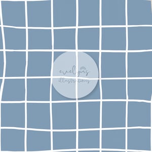 Simple Square Grid Seamless Pattern / Fabric Design / Surface Pattern / Digital Paper / Digital Download / Repeat Pattern / Digital Pattern