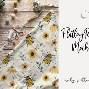 Fabric Example / Fabric Mock-Up | Fabric Mock-Up | Clothing Mock-Up | Flatlay | Generic | Vinyl | Easy to Use (17)