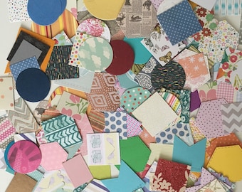 Die Cut Shapes in various patterns and colours for Crafting and Embellishments - Scrapbooking, Card Making, Papercrafts, Junk Journal