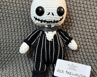 Jack Skellington Plüschie, Handgemachte Horror Puppe