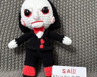 Billy the Puppet Plushie, Handmade Horror Doll - Etsy