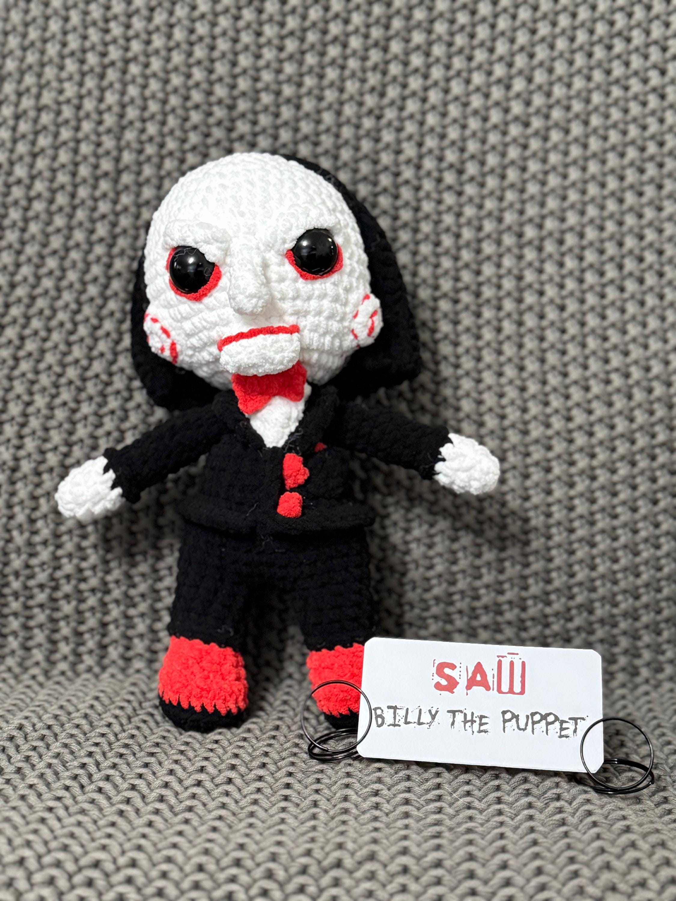 Billy the Puppet Plushie, Handmade Horror Doll - Etsy