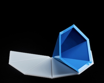 Golden Hexagonal Pyramid, 86mm base