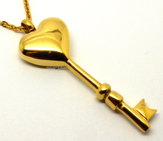 Ciondolo con urna per cremazione a forma di cuore con serratura con chiave Collana con lucchetto commemorativo in acciaio inossidabile Porta ceneri Gioielli ricordo  36