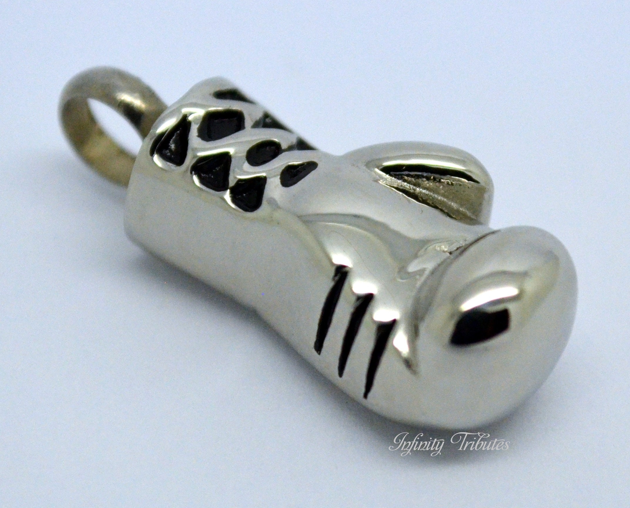 Boxing Glove Cremation Urn Pendant Keepsake Charm Necklace Etsy