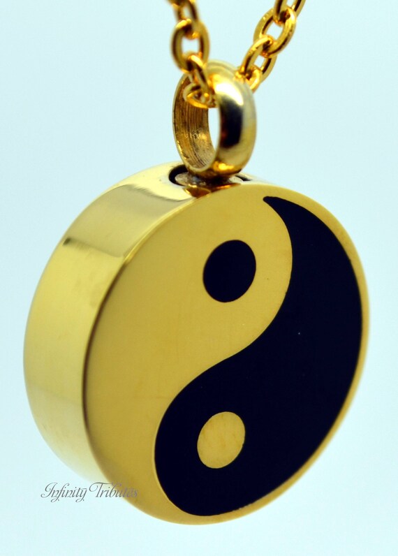 Cremation Urn Pendant Holds Ashes Fur Sand Hair Pills 24k Gold Plated Keepsake Charm Necklace Unique Funeral Jewellery Tablets Stash