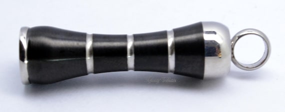 Urna per cremazione a cilindro con ciondolo - Collana con ciondolo ricordo - Contiene ceneri, fiala di sabbia, gioielli commemorativi incisi personalizzati - Italia
