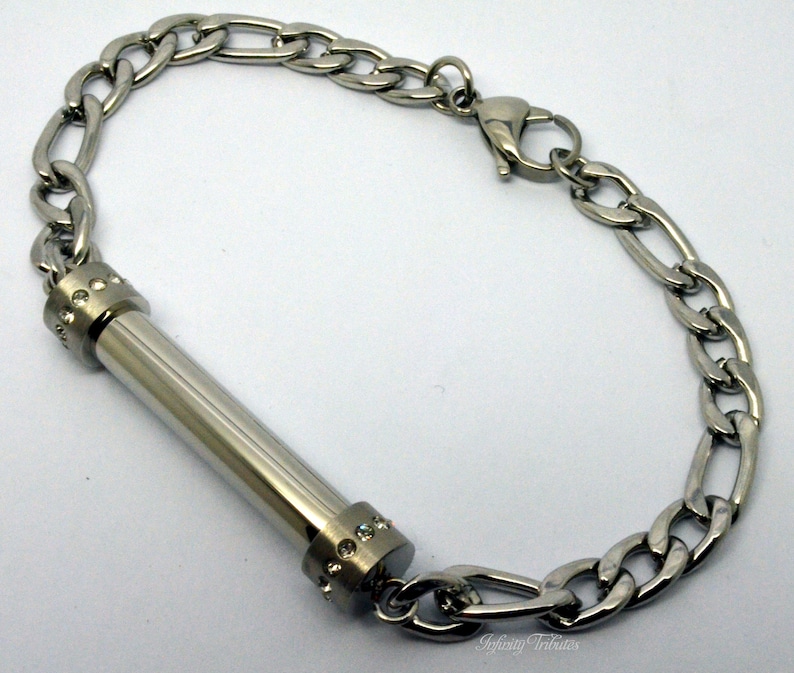 Cremation Urn Bracelet Cylinder Keepsake Bangle Holds Etsy